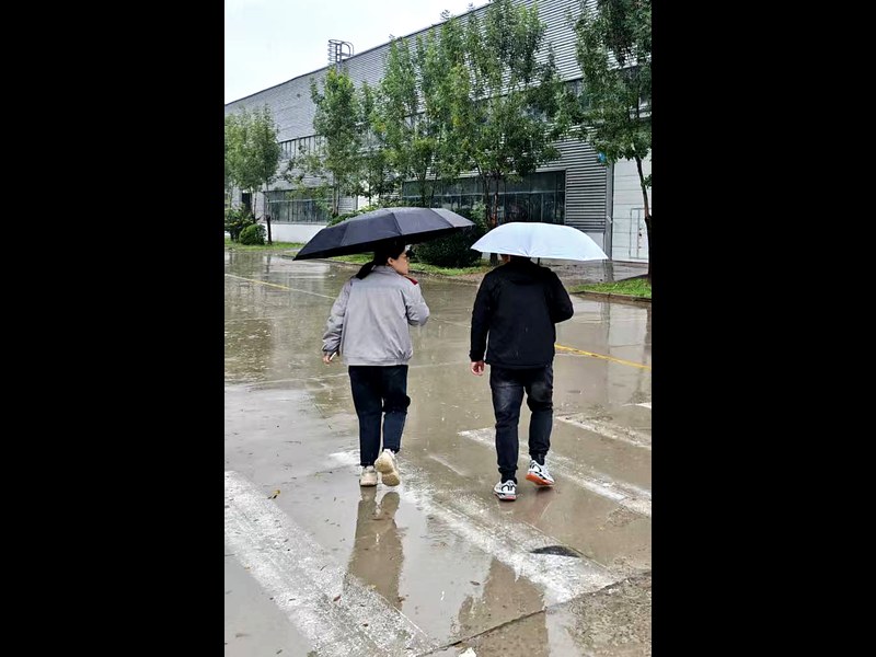 華北NEV整车基地・訪問の途上